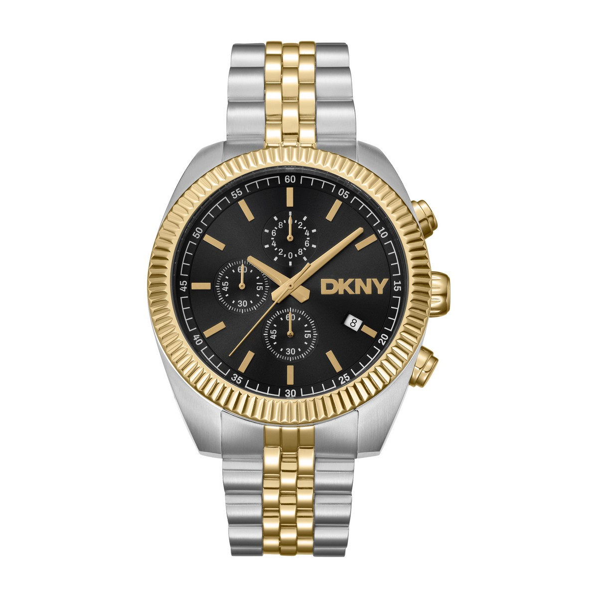 Mens DKNY Chronograph Two-Tone Bracelet Watch - DK1G134M0065