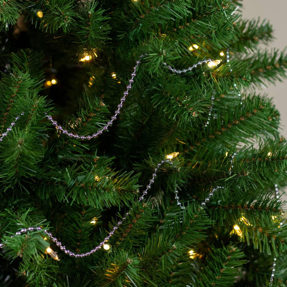 Northlight Seasonal Sky Blue Beaded Christmas Garland