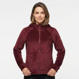 Womens Spyder Outdoor Velour Fleece Full Zip Jacket
