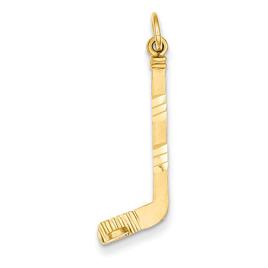 Gold Classics(tm) 14kt. Hockey Stick Charm