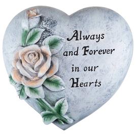 Northlight Seasonal Forever in Our Hearts Memorial Garden Stone