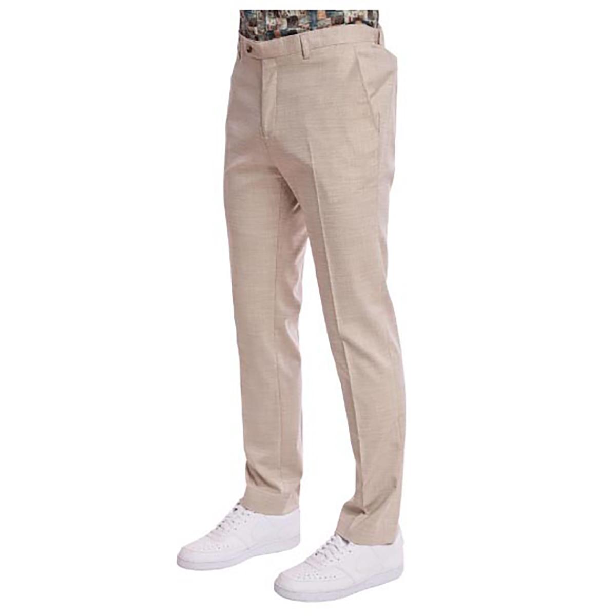Mens Paisley & Gray® Suit Pants - Cream Beige