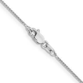 Unisex Gold Classics™ 0.8mm. 14k White Gold Spiga 14in. Necklace