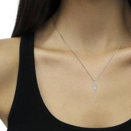 Haus of Brilliance 10kt. White Gold 1/3ctw. Diamond Pendant