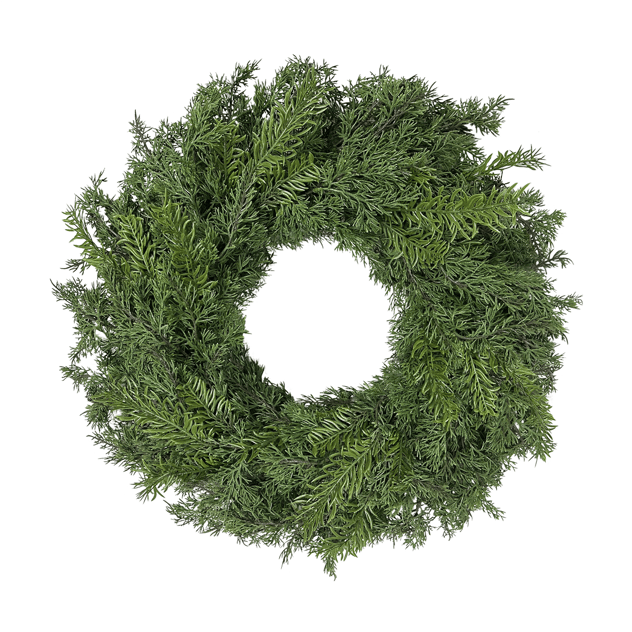 Puleo International Christmas Wreath with Soft Branch Tips