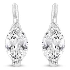 Haus of Brilliance White Gold 1/2ctw. Lab Grown Diamond Earrings