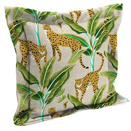 Jordan Manufacturing Enzel Linen Flange Edge Outdoor Toss Pillow