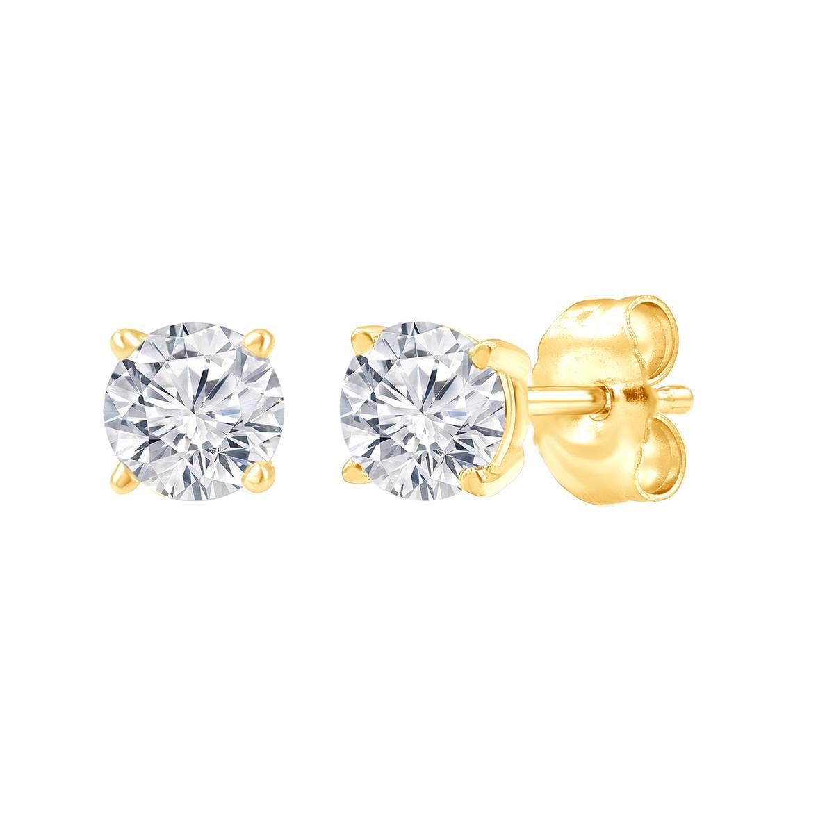 Diamond Classics(tm)14kt. Gold 2ctw. Diamond Stud Earrings