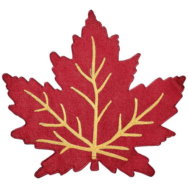 15in. Round Maple Leaf Placemat