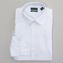 Mens Van Heusen(R) Slim Fit Wrinkle Free Dress Shirt - Sky Coral