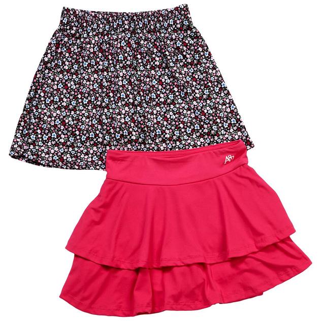 Girls (7-16) Aeropostale 2pk.Floral/Ruffle Skorts