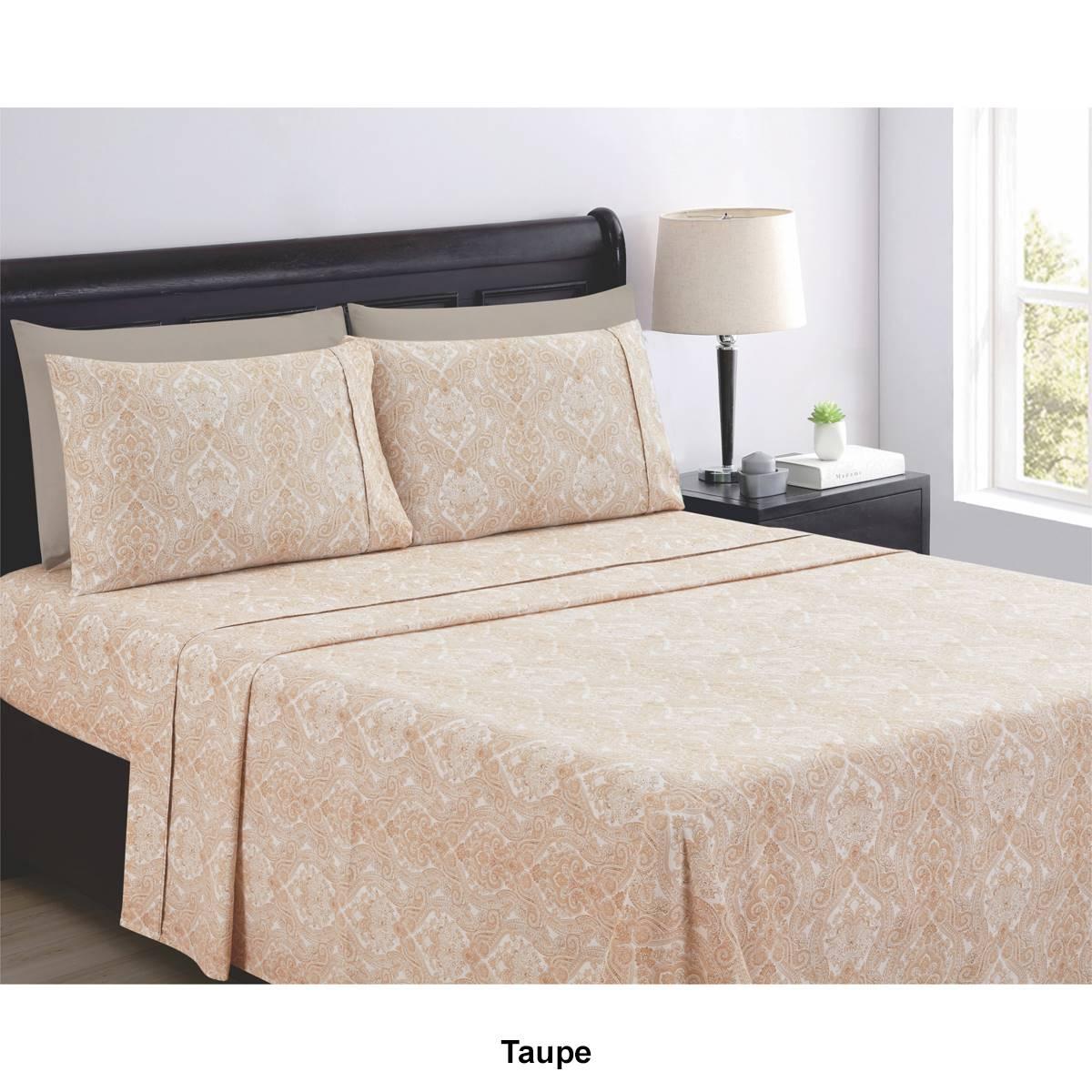 Spirit Linen Home™ Paisley Microfiber Sheet Set