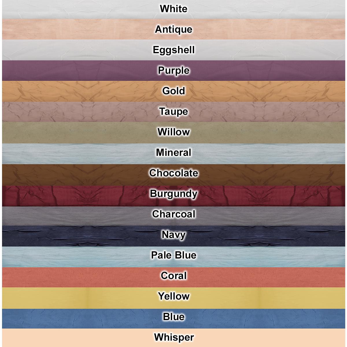 Erica Crushed Voile Ascot Valance- 51x24
