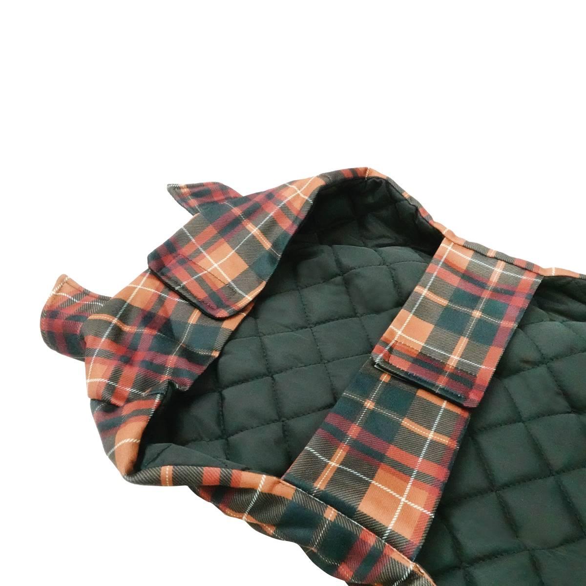 Best Furry Friends Cider Plaid Riding Pet Jacket