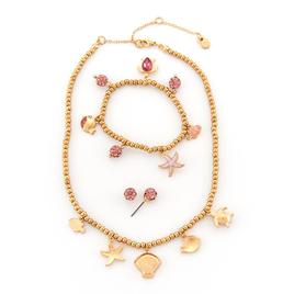 Kids Lil Ashley Under the Sea Charm Necklace/Bracelet/Studs Set