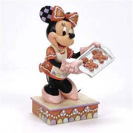 Jim Shore Disney Traditions Minnie w/ Cookies Christmas Figure
