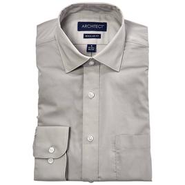 Mens Architect(R) Performance Regular Fit Dress Shirt - Grey Dawn