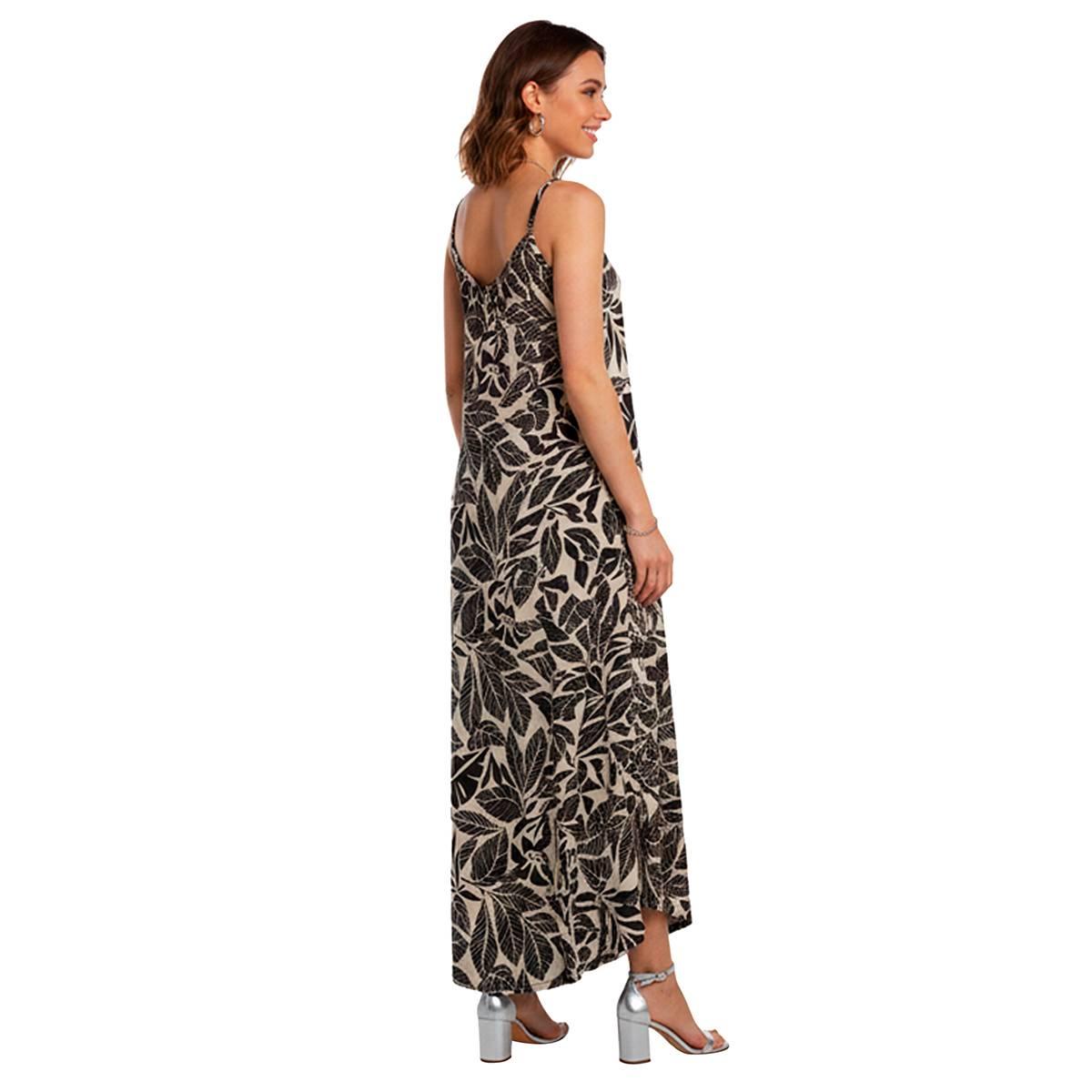 Womens Absolutely Famous Sleeveless Leaf Texture Jumpsuit