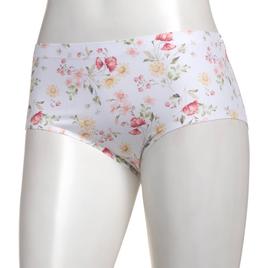 Womens Laura Ashley(R) Brushed Micro Laser Brief Panties LS4063KT
