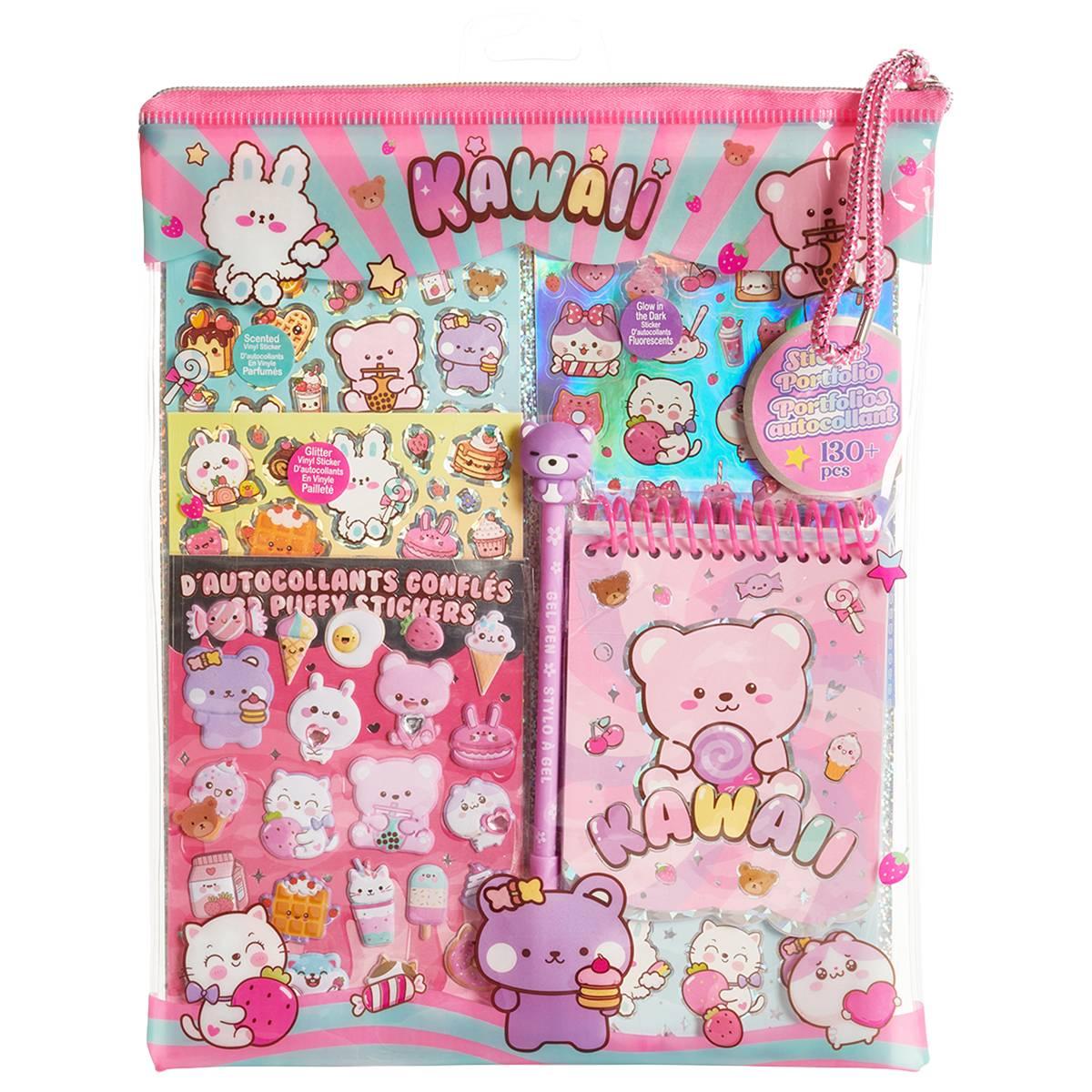 Girls Hot Focus Critters Sticker Portfolio