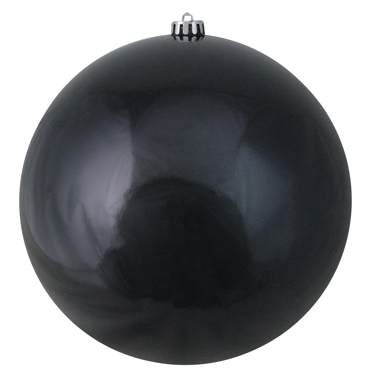 Northlight Shiny Jet Black Shatterproof Christmas Ball Ornament