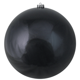 Northlight Shiny Jet Black Shatterproof Christmas Ball Ornament