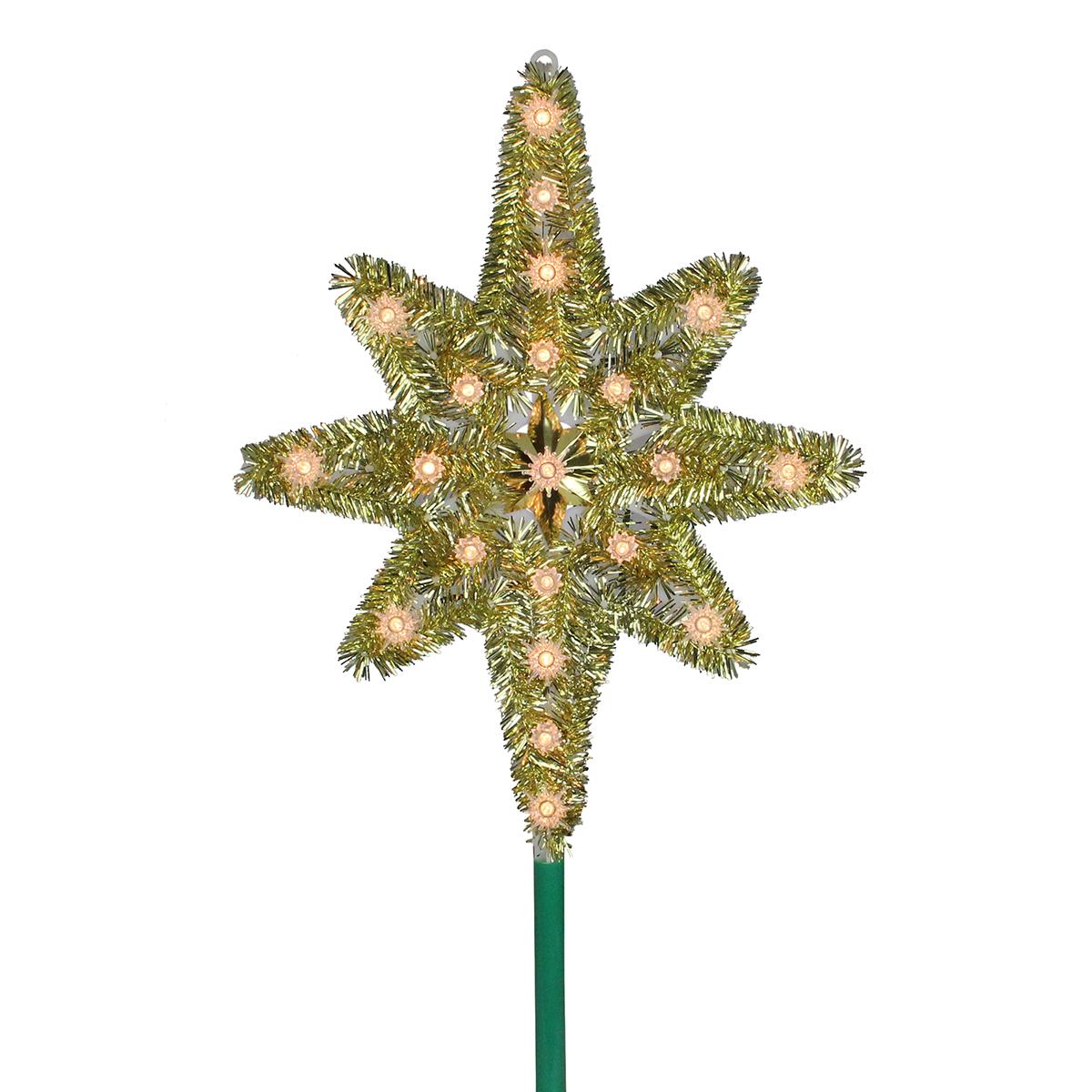 Northlight Gold Lighted Star of Bethlehem Christmas Tree Topper