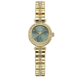 Womens Jessica Simpson Green Dial Mini Bracelet Watch - JS0082GDG
