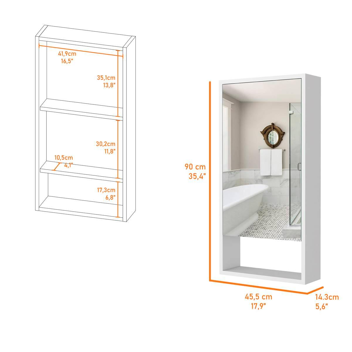FM FURNITURE Modesto Medicine Cabinet