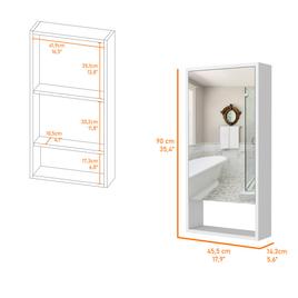 FM FURNITURE Modesto Medicine Cabinet