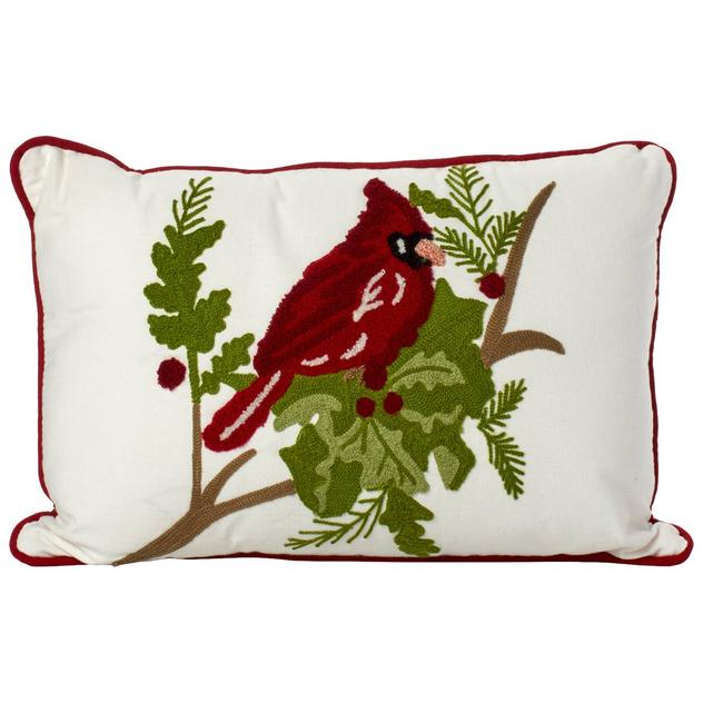 Cardinal Brand Decorative Pillow - 12" x 18"