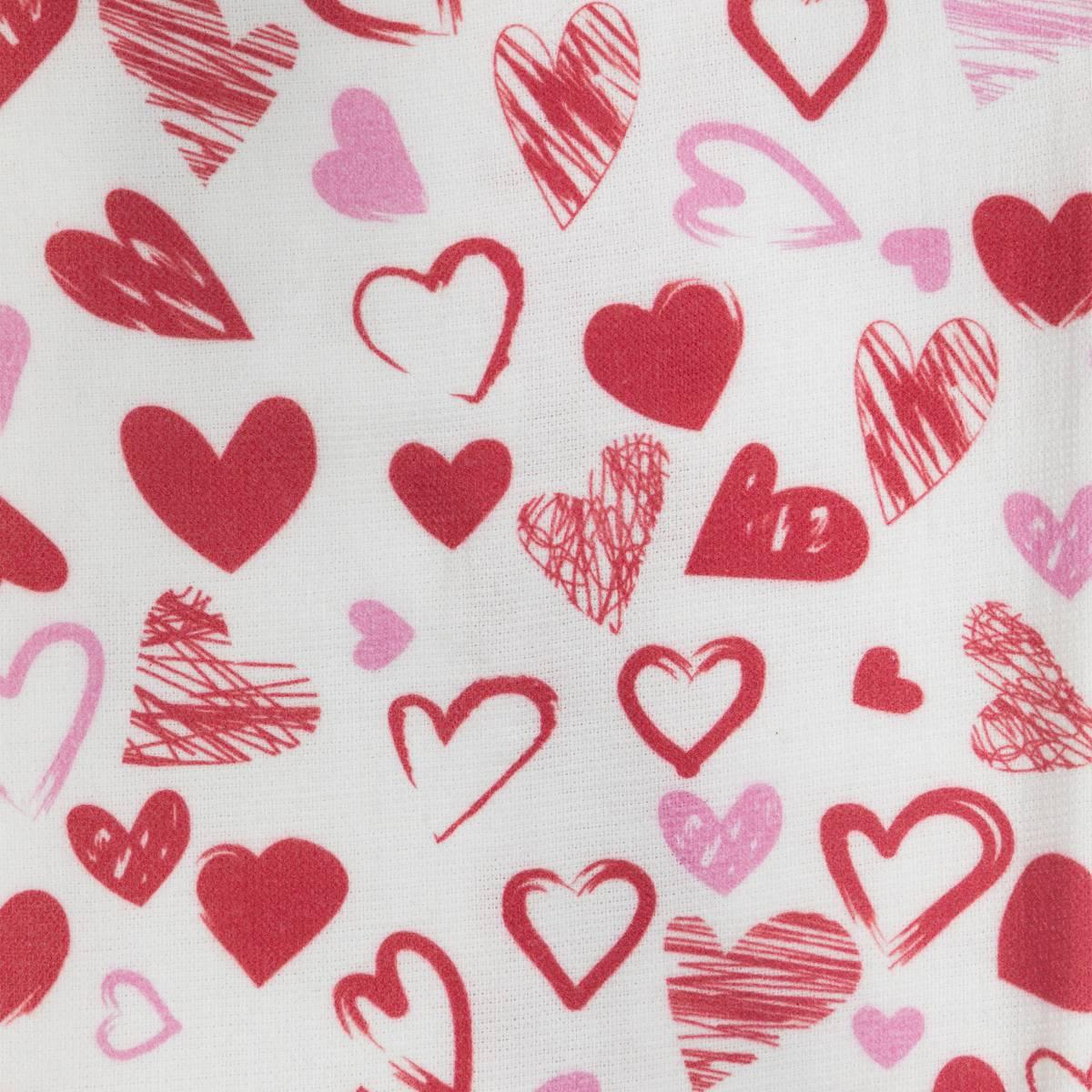Northlight Seasonal Valentine''s Day Plaid & Hearts Kitchen Towels