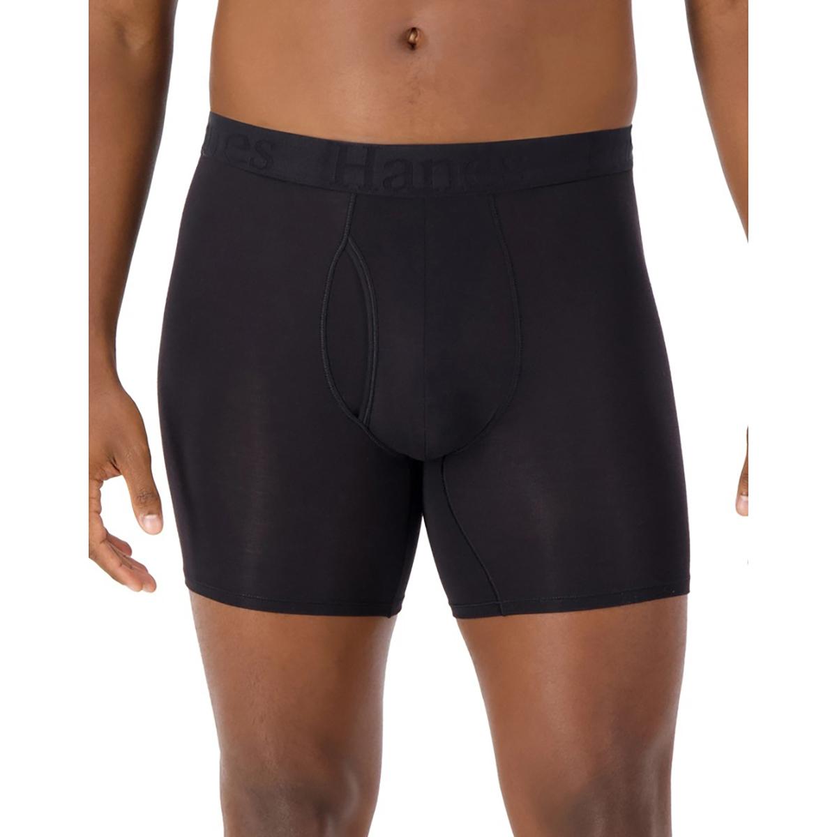 Mens Hanes 3pk. Original Super Stretch Boxer Briefs