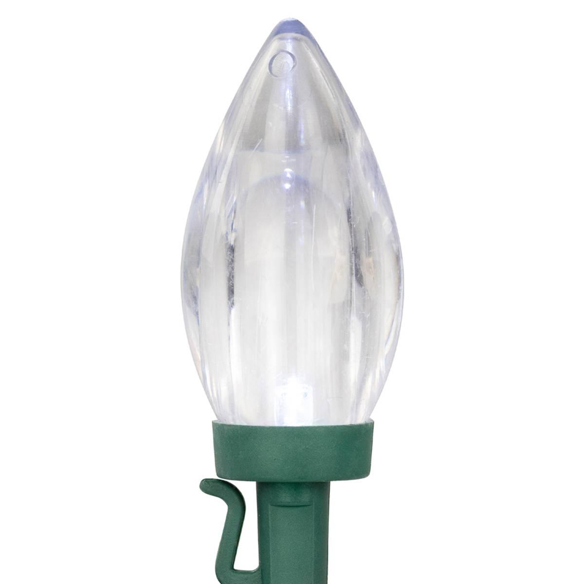 Northlight 25ct. Pure White LED C9 Mini Christmas Lights