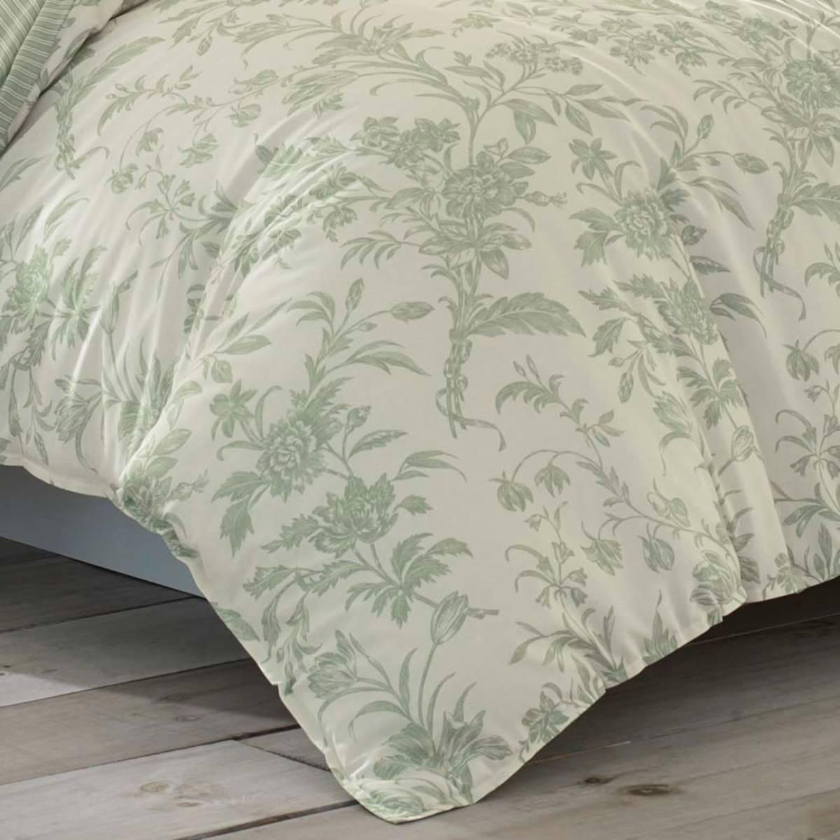 Laura Ashley Natalie Cotton Reversible Duvet Cover Set