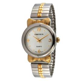Womens TIMETECH Two Tone Stretch Bracelet Watch - 2681L