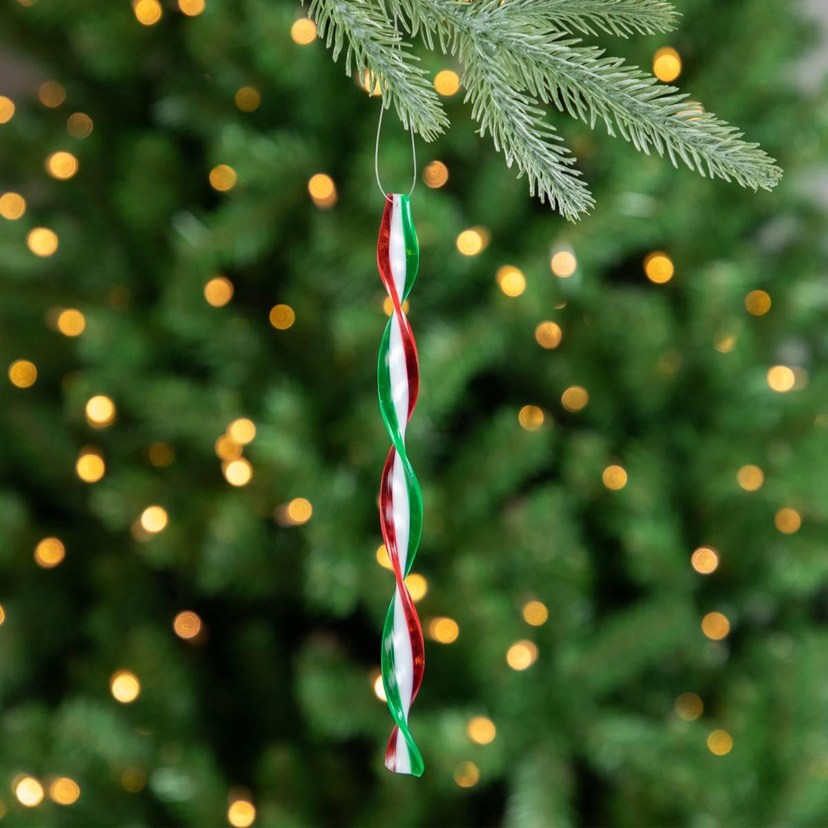 Northlight Seasonal 6ct. Multicolor Swirl Christmas Ornaments