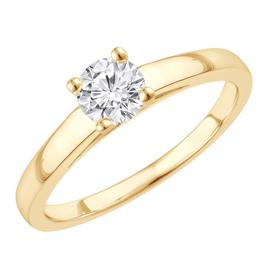 Nova Star® Yellow Gold 1/2ctw. Lab Grown Diamond Solitaire Ring