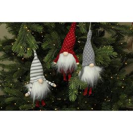 Northlight Seasonal 3pc. Santa 10in. Gnome Christmas Ornaments