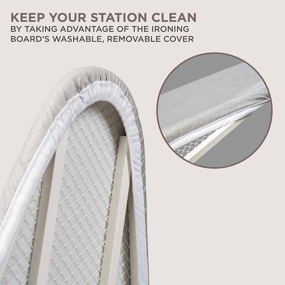 Ivation Wall Mounted Ironing Board w/ Mirror