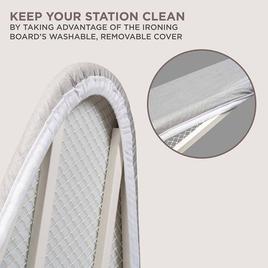 Ivation Wall Mounted Ironing Board w/ Mirror