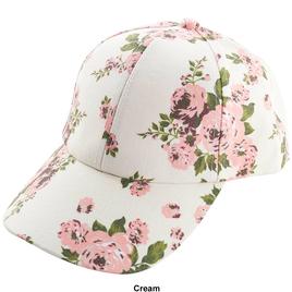 Womens Madd Hatter All Over Floral Baseball Cap