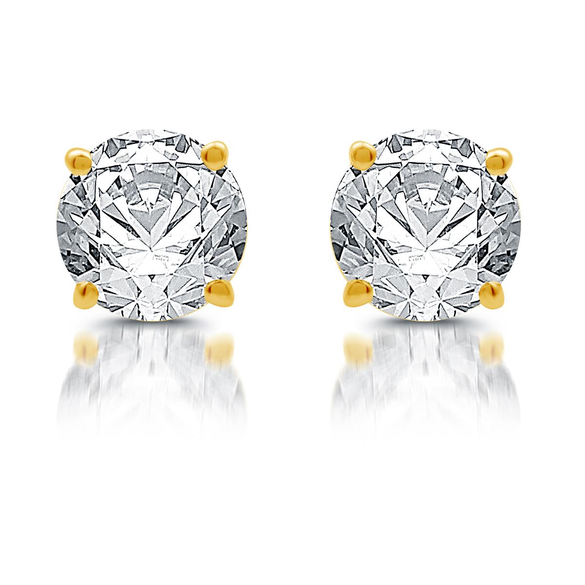 Nova Star(R) 1/2ctw. Lab Grown Diamond Prong Set Stud Earrings