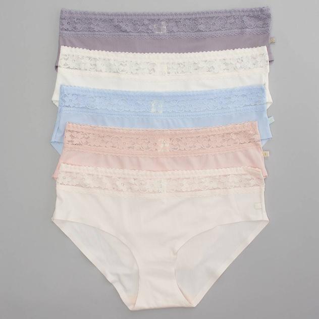 Womens Jessica Simpson 5pk. Ribbed Micro Hipster-JS81081A5