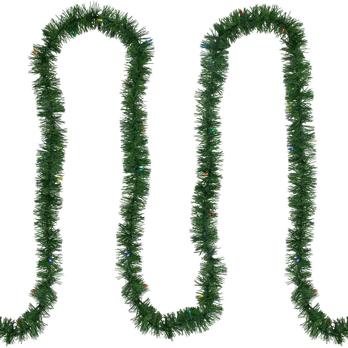 Northlight Seasonal 18ft. Multicolor Lights LED Christmas Garland