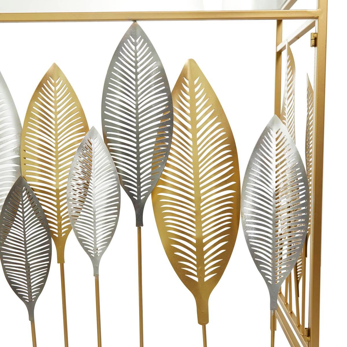 9th & Pike® Gold-Tone Metal Contemporary Console Table