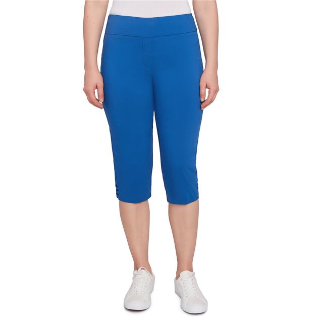 Petite Ruby Rd. Americana Chic Ladder Hem Americana Capri