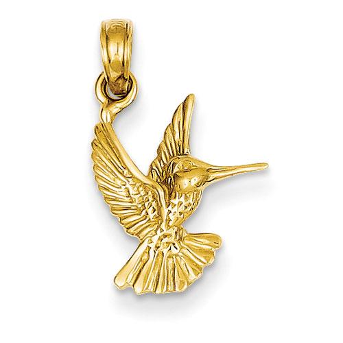 Gold Classics(tm) 14kt. Hummingbird Pendant