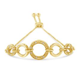 Diamond Classics™ Yellow Plated Adjustable Bracelet