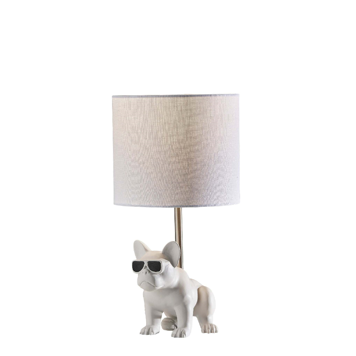 Simplee Adesso Sunny Dog Table Lamp with White Shade